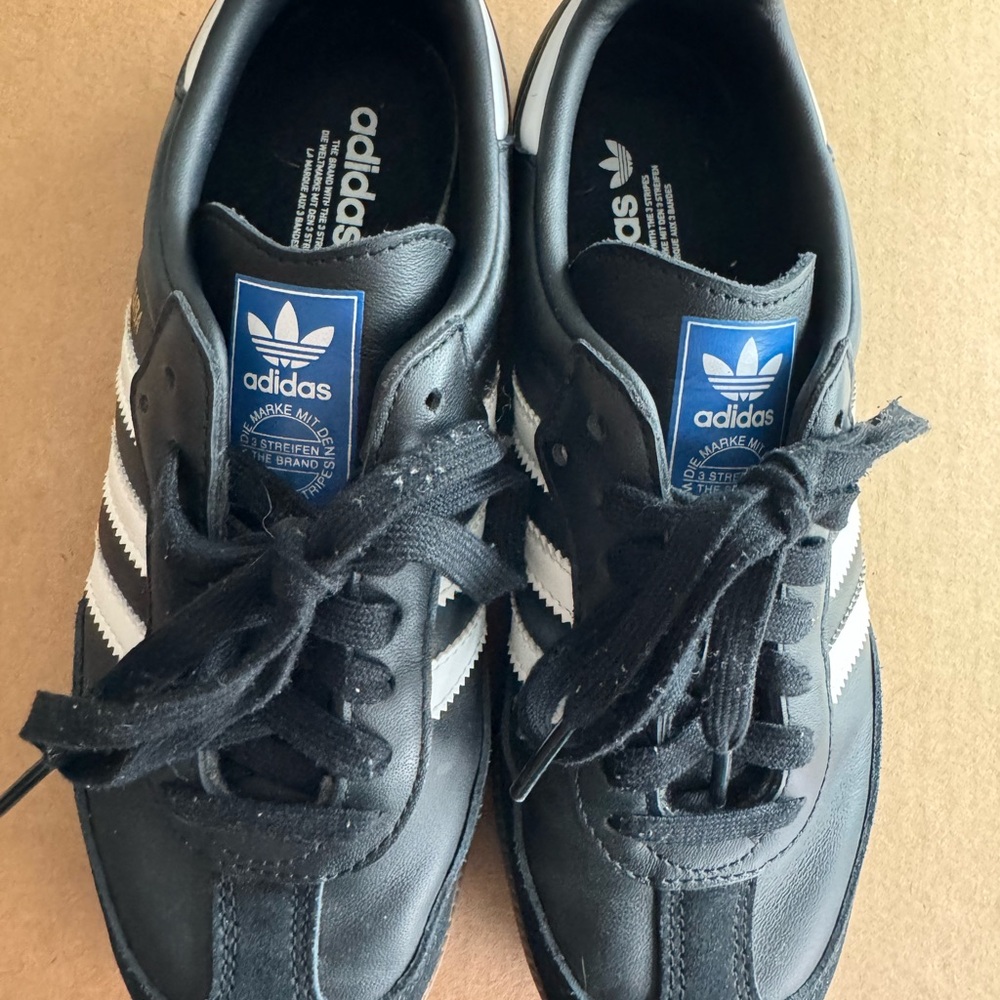 Adidas Samba Black and White Sneakers - Picture 5 of 8